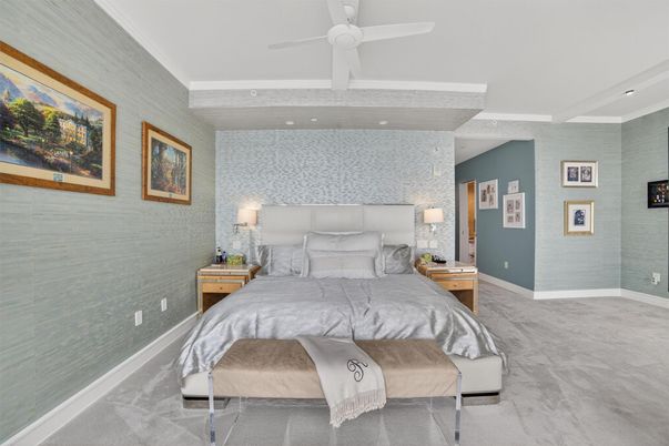 Bedroom, Interior, Recessed Lighting