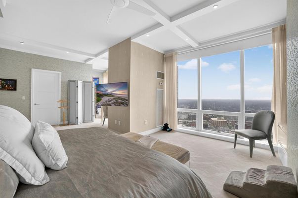 Bedroom, Interior, Recessed Lighting