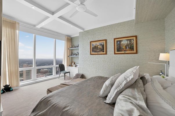Bedroom, Interior, Recessed Lighting