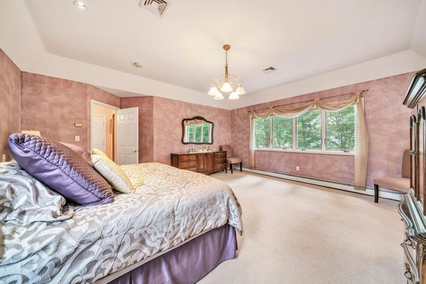 Bedroom, Interior, Pendant Lights, Recessed Lighting