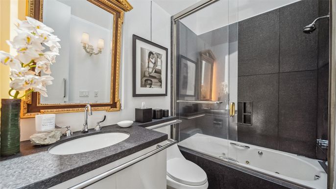 Bathroom, Glass Shower, Interior