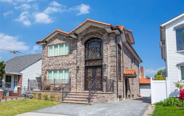 Detached Garage, Exterior, Facade, Brick Facade, Tudor Revival