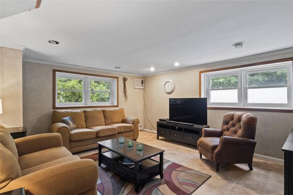 Interior, Living room, Recessed Lighting