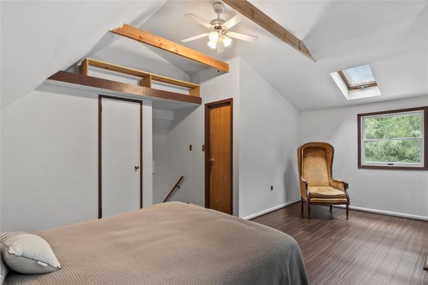 Bedroom, Interior, Wooden Beams, Wood Texture Flooring