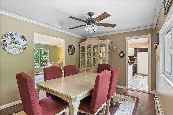 Dining room, Interior, Wood Texture Flooring