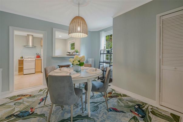Dining room, Interior, Kitchen, Pendant Lights, Recessed Lighting