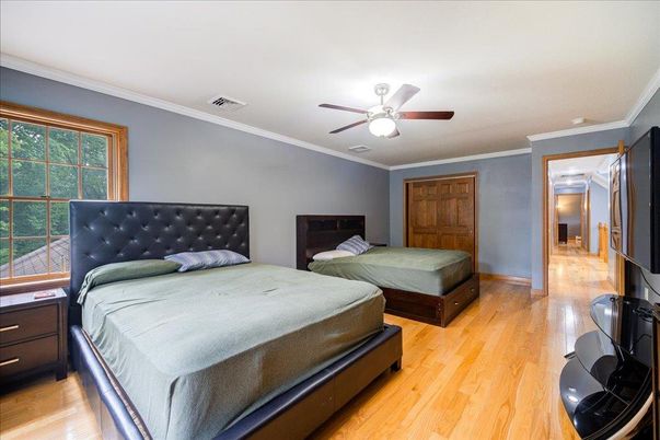 Bedroom, Interior, Wood Texture Flooring