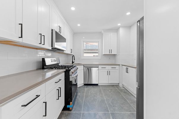 Interior, Kitchen, Recessed Lighting, Stainless Steel Appliances