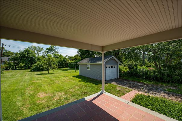 Backyard, Detached Garage, Exterior