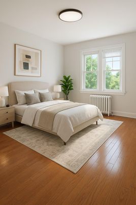 Bedroom, Interior, Wood Texture Flooring
