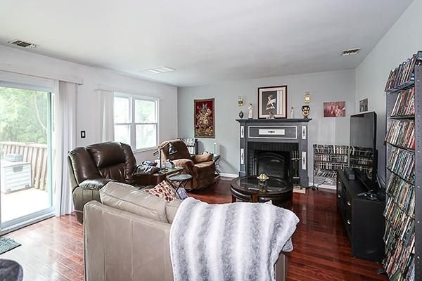 Fireplace, Interior, Living room, Wood Texture Flooring