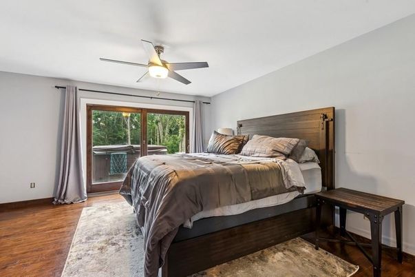 Bedroom, Interior, Wood Texture Flooring