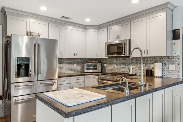 Interior, Kitchen, Recessed Lighting, Stainless Steel Appliances