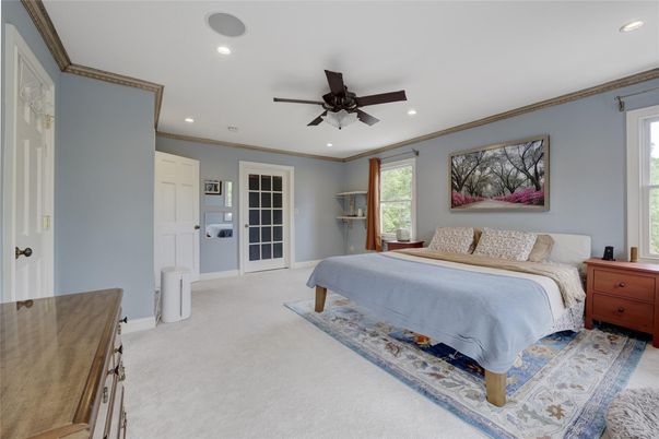 Bedroom, Interior, Recessed Lighting