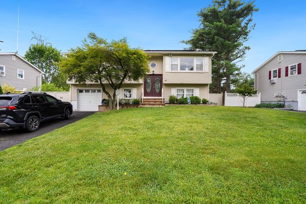 Attached, Backyard, Exterior, Facade, Raised Ranch