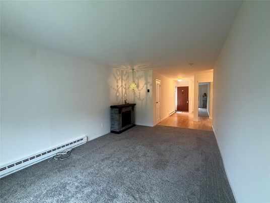 Empty room, Fireplace, Interior, Wood Texture Flooring