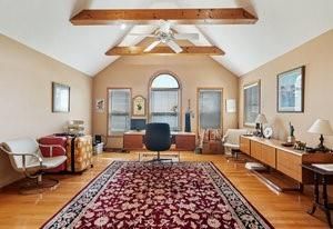 Home Office, Interior, Living room, Wooden Beams, Wood Texture Flooring