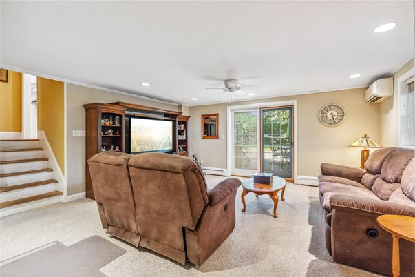 Interior, Living room, Recessed Lighting