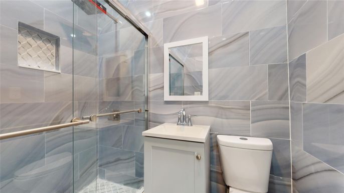 Bathroom, Glass Shower, Interior