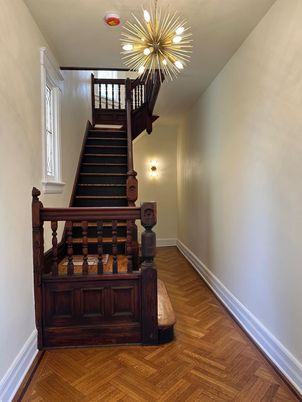 Interior, Pendant Lights, Wood Texture Flooring