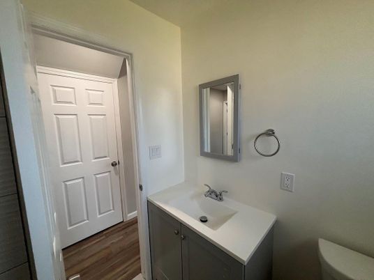 Bathroom, Interior, Wood Texture Flooring