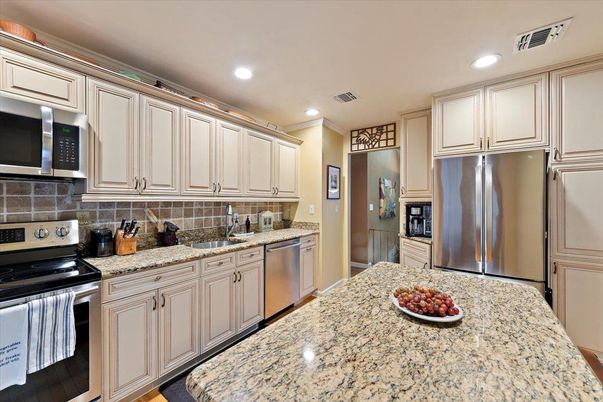 Interior, Kitchen, Recessed Lighting, Stainless Steel Appliances