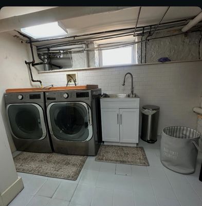 Interior, Stone Walls, Washer