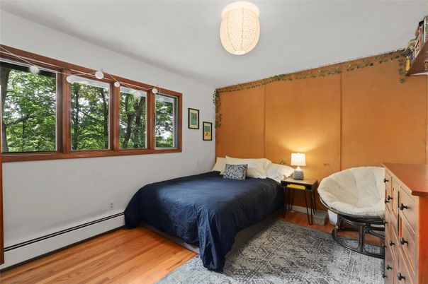 Bedroom, Interior, Wood Texture Flooring