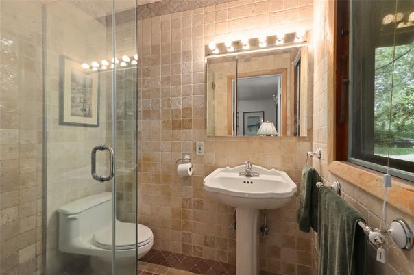 Bathroom, Glass Shower, Interior