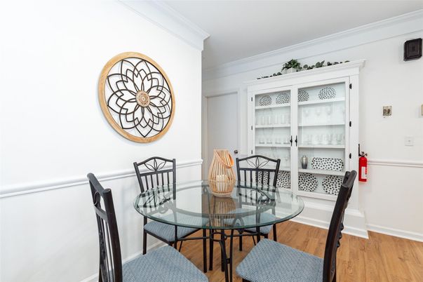 Dining room, Interior, Wood Texture Flooring