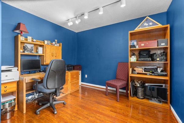 Home Office, Interior, Wood Texture Flooring