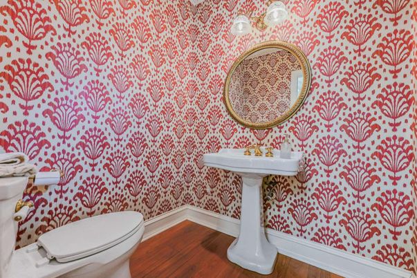 Bathroom, Interior, Wood Texture Flooring