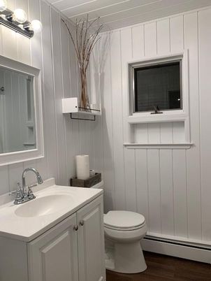 Bathroom, Interior, Wood Texture Flooring