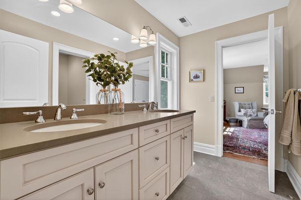 Bathroom, Bedroom, Dual Sink Vanities, Interior, Recessed Lighting