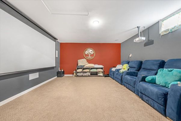 Interior, Projection Screen, Theatre Room