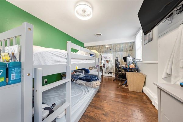 Bedroom, Interior, Wood Texture Flooring