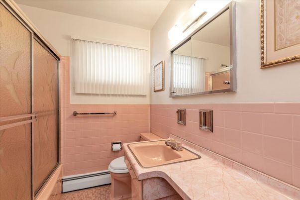 Bathroom, Glass Shower, Interior, Tile Countertops