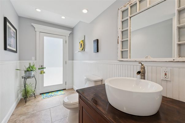 Bathroom, Free Standing Baths, Interior, Recessed Lighting
