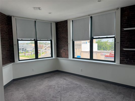 Empty room, Interior, Recessed Lighting, Stone Walls