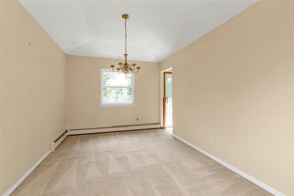 Chandelier, Empty room, Interior