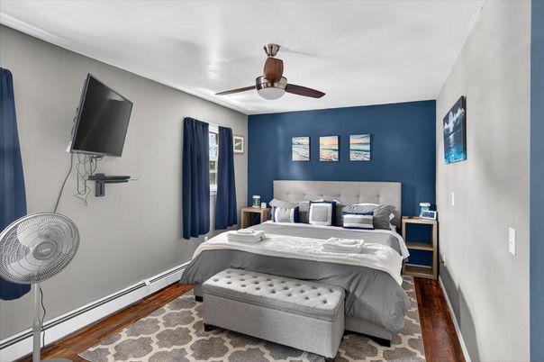 Bedroom, Interior, Wood Texture Flooring