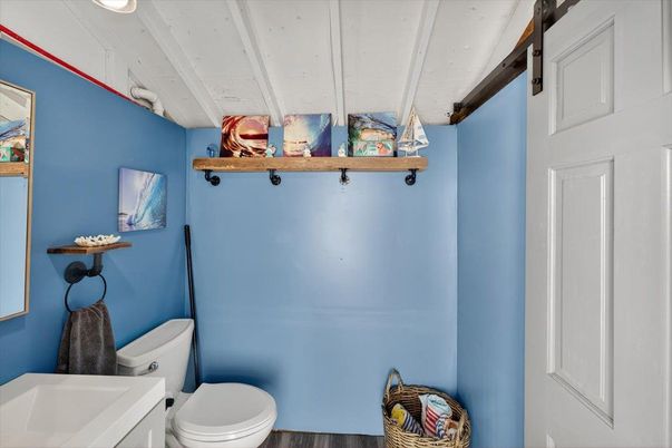 Bathroom, Interior, Wood Texture Flooring