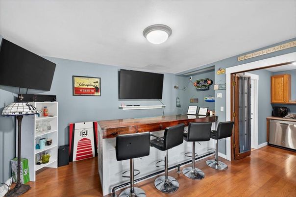 Interior, Kitchen, Wood Texture Flooring