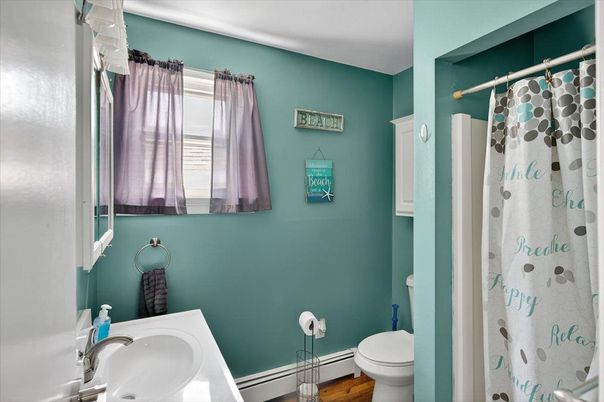 Bathroom, Interior, Wood Texture Flooring