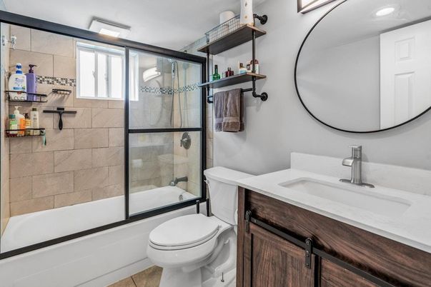 Bathroom, Glass Shower, Interior