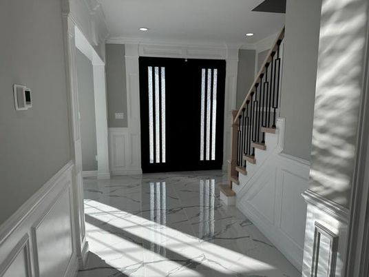 Interior, Marble, Recessed Lighting
