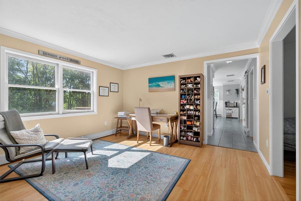 Home Office, Interior, Wood Texture Flooring