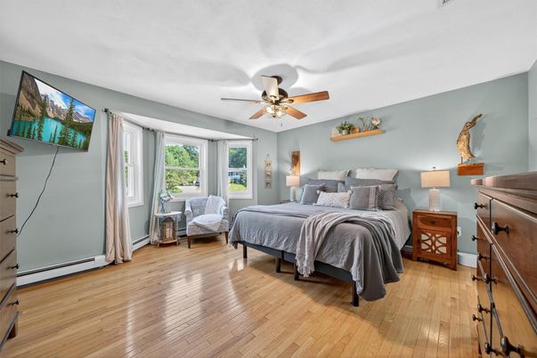 Bedroom, Interior, Wood Texture Flooring