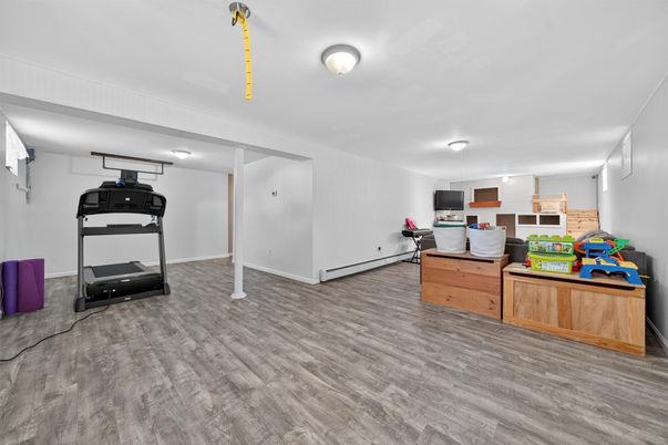 Fitness Equipment, Interior, Wood Texture Flooring