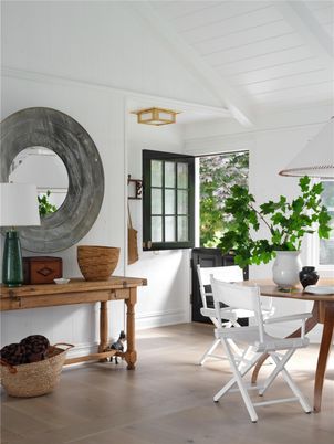 Home Office, Interior, Wood Texture Flooring